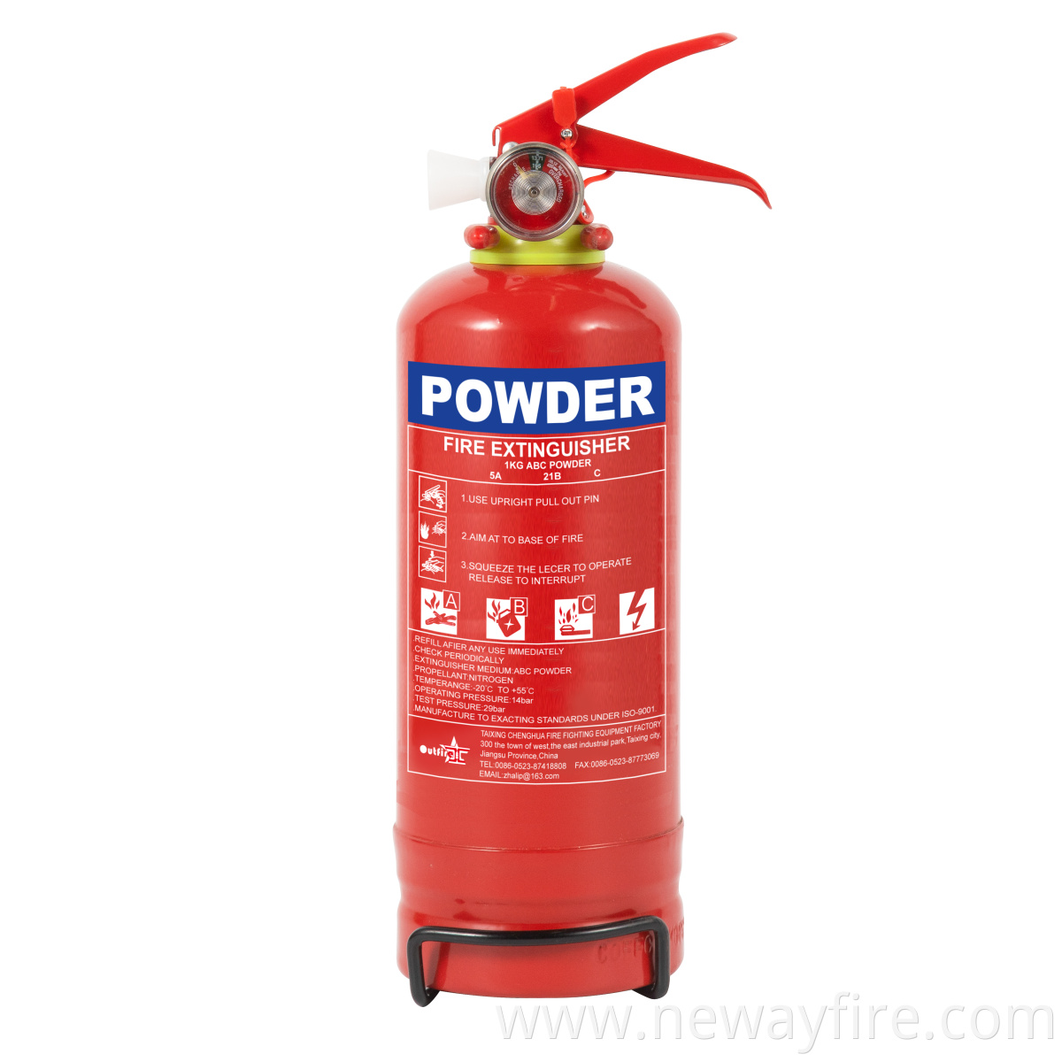 1Kg Portable dry powder fire extinguisher